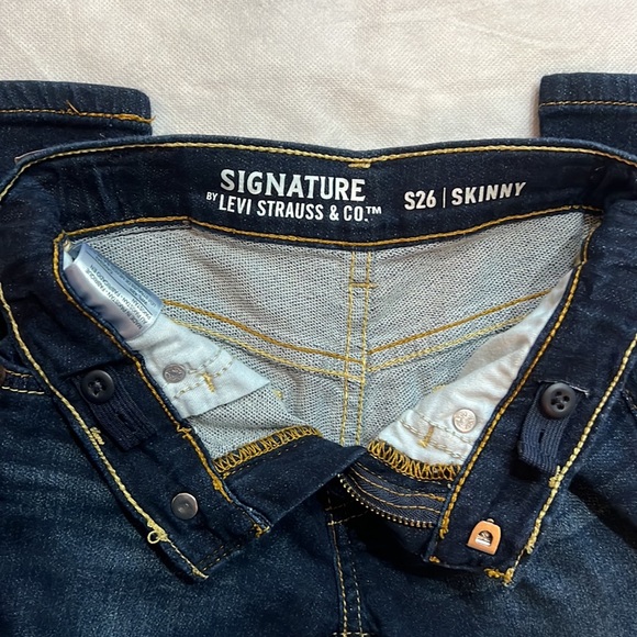 Signature by Levi Strauss & Co. cropped skinny jeans for girls - Picture 4 of 7